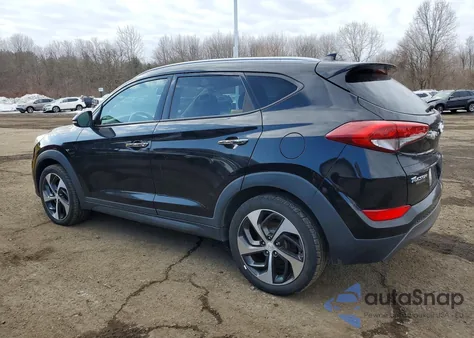 2016 Hyundai Tucson Limited z USA, uszkodzony, nr VIN KM8J3CA27GU161134